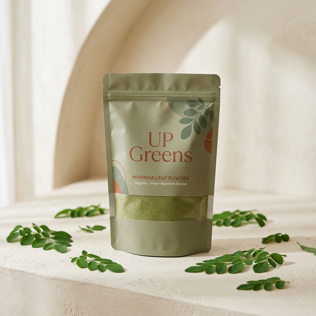 UP Greens Moringa Powder Pouch - 100g